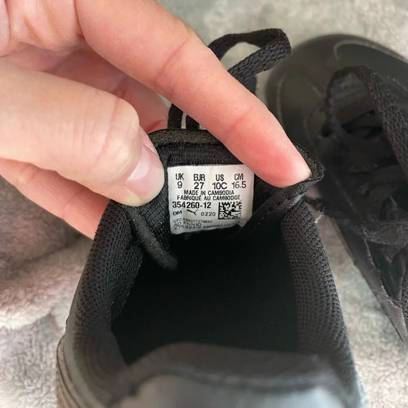 Puma Roma Toddler Sneaker - Black - Size 10C - Picture 11 of 12